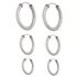 Revere Sterling Silver Set of 3 Hoop Earrings