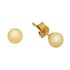 9ct Gold Ball Stud Earrings - 4mm