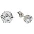 Revere Sterling Silver Round Cubic Zirconia Stud Earrings