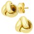 9ct Gold Triple Knot Stud Earrings