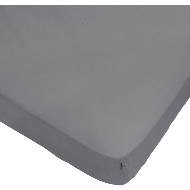 Buy Heart of House Dove Grey Fitted Sheet Superking at Argos.co.uk