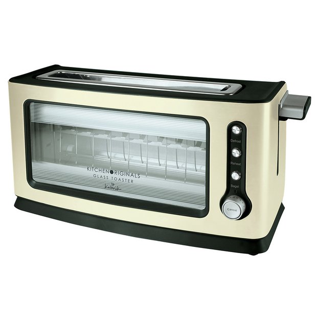 Buy KitchenOriginals by Kalorik 2 Slice Glass Toaster at Argos.co.uk