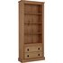 Argos Home 3 Shelves 2 Drawer Tall Wide Solid Pine Bookcase