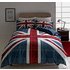 HOME Multicoloured Check Union Jack Bedding Set - Kingsize