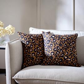 Argos Home Leopard Print Cushion Cover - 2 Pack - 43x43cm