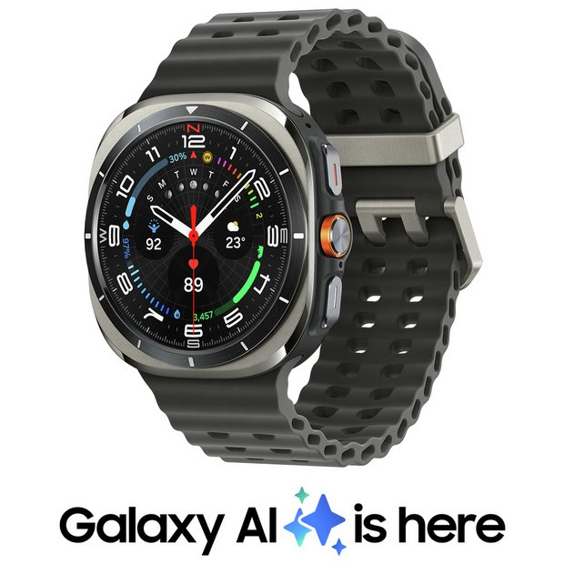 Buy Samsung Galaxy Watch Ultra Smart Watch Silver Dark Grey Smart watches Argos