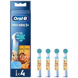 Oral-B Pro Kids Lion King Toothbrush Heads - 4 Pack