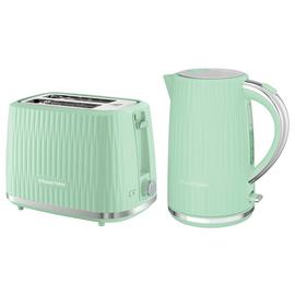 Russell Hobbs Eden Pistachio Green Kettle & Toaster 27364BU