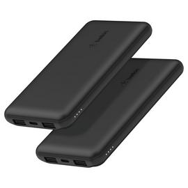 Belkin 10000mAh Portable Power Bank Black - Pack of 2
