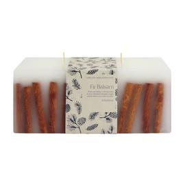 Habitat Large Cinnamon Inclusion Candle - Fir Balsam