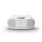 Sony CFDS70W Boombox with Radio - White 