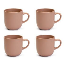 Habitat Set of 4 Mugs - Matte Pink