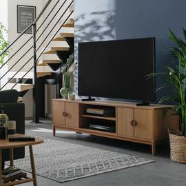 Habitat Cornelia 4 Door TV Unit - Natural
