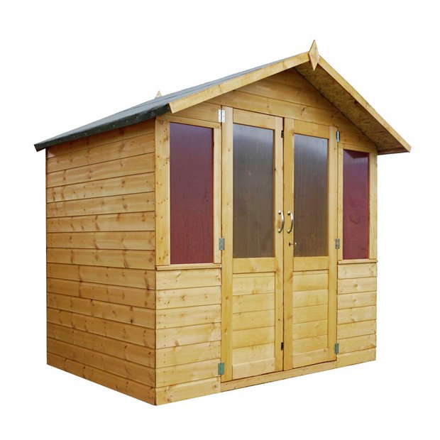 Buy Mercia Traditional Double Door Wooden Summer House 7 x 5ft at Argos