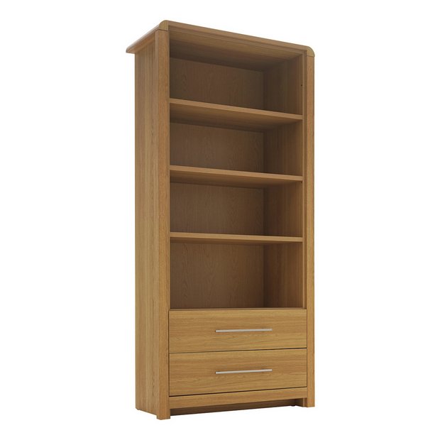 Buy Heart of House Elford 2 Drawer Bookcase Oak Effect at Argos.co.uk