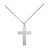 Revere Silver Cross Pendant 20 Inch Necklace