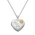 Moon & Back Sterling Silver & 9ct Gold 2 Photo Locket