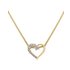 Revere 18ct Gold Plated Sterling Silver Heart Pendant
