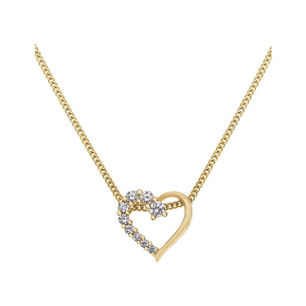 Argos silver heart on sale locket