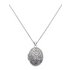 Sterling Silver Oval Family Locket Pendant