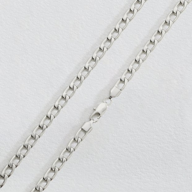 Argos silver cross and on sale chain