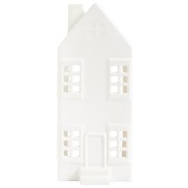 Habitat Ceramic House Shaped Tealight Holder - White