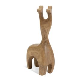 Habitat Wooden Stag Ornament - Natural