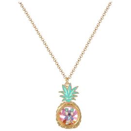 Disney Gold Coloured Lilo and Stitch Pendant Necklace