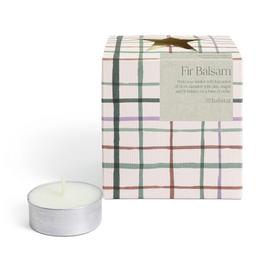 Habitat Scented Tealight Candle Box - Pack of 20 -Fir Balsam
