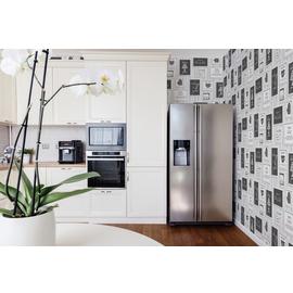 Contour Framed Kitchen Quotes Black & White Wallpaper
