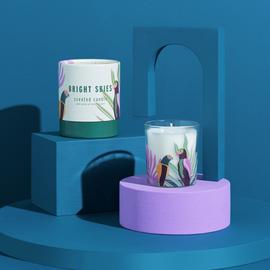 Habitat x Designs in Mind Medium Boxed Candle - Bright Skies