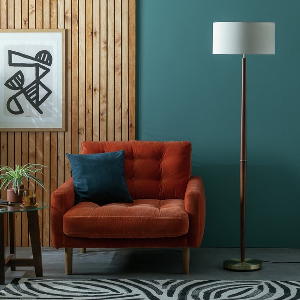 Teal floor lamp deals argos