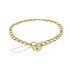 Revere 9ct Gold Curb and Padlock Bracelet