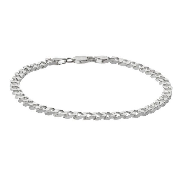 Buy Sterling Silver Square Curb Bracelet at Argos.co.uk Your Online