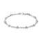 Revere Silver Diamond Accent Hearts & Kisses Bracelet