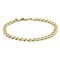 Revere 9ct Gold Plated Sterling Silver Solid Curb Bracelet