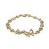 Revere 18ct Gold Plated Silver Crystal Butterfly Bracelet