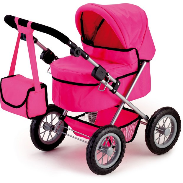 Buy Bayer Trendy Dolls Pram Pink Doll prams and pushchairs Argos