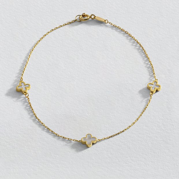 Perlée clovers bracelet, small model