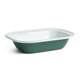 Habitat 24cm Enamel Coated Carbon Steel Pie Dish - Green