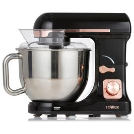 Tower T12033RG Cavaletto Stand Mixer - Black & Rose Gold