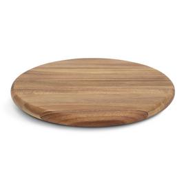 Habitat Acacia Wood Lazy Susan Serving Platter - Natural