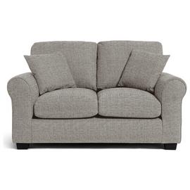 Argos Home Lisbon Fabric 2 Seater Sofa - Grey