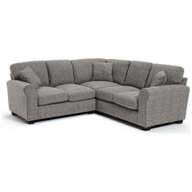 Argos Home Lisbon Fabric Corner Sofa - Grey