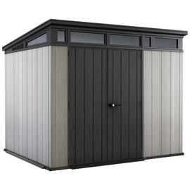 Keter Artisan Pent Outdoor Garden Storage Shed 9 x 7ft -Grey