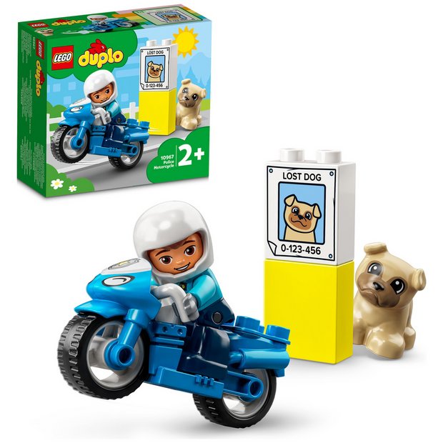 Buy LEGO DUPLO Rescue Police Motorcycle Toy for Toddlers