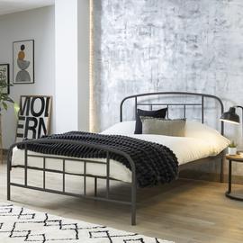 Argos Pippa Double Metal Bed Frame - Dark Grey
