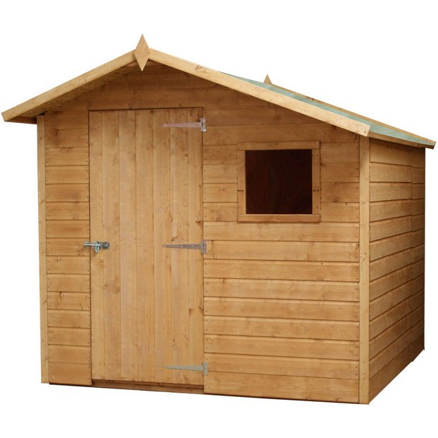 Buy Mercia Offset Wooden Apex Shed 7 X 7ft At Argos.co.uk - Your Online 