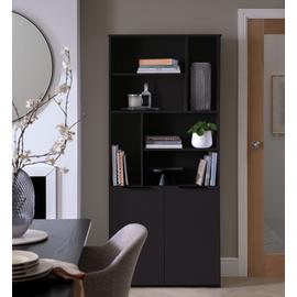 Argos Home Hayward Tall Bookcase - Gloss Black
