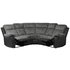 Argos Home Bradley Corner Fabric Recliner Sofa - Charcoal